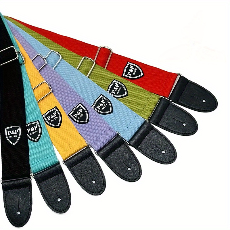 Guitar Strap Padded - Tali Gitar Warna Cerah - Empuk