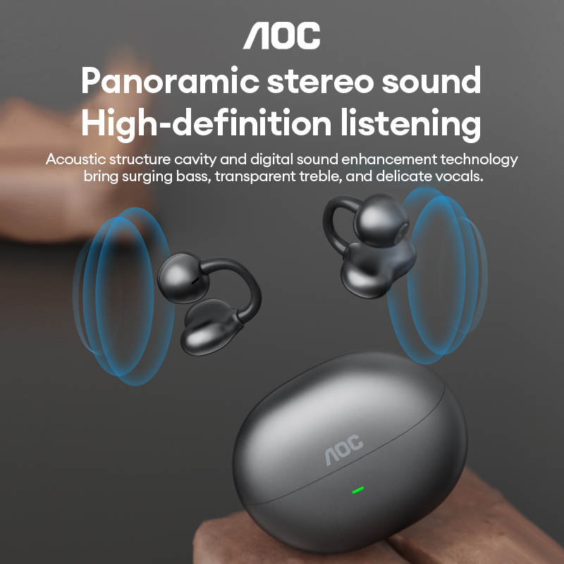AOC ACD2544 Earbud Nirkabel Bl - Audio Music Free ulasan dan harga