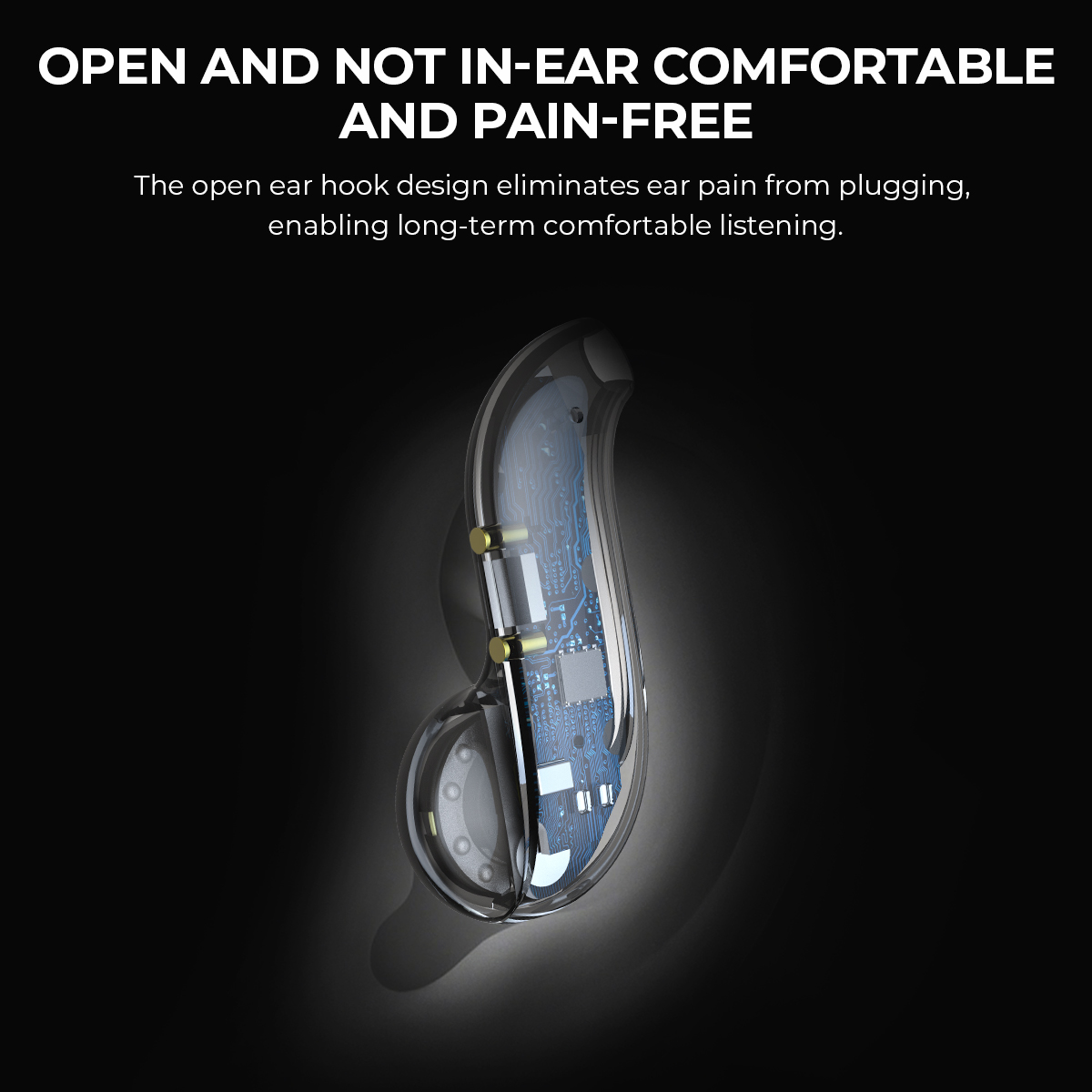Headphone Bluetooth Open-ear H - Audio Music Free ulasan dan harga