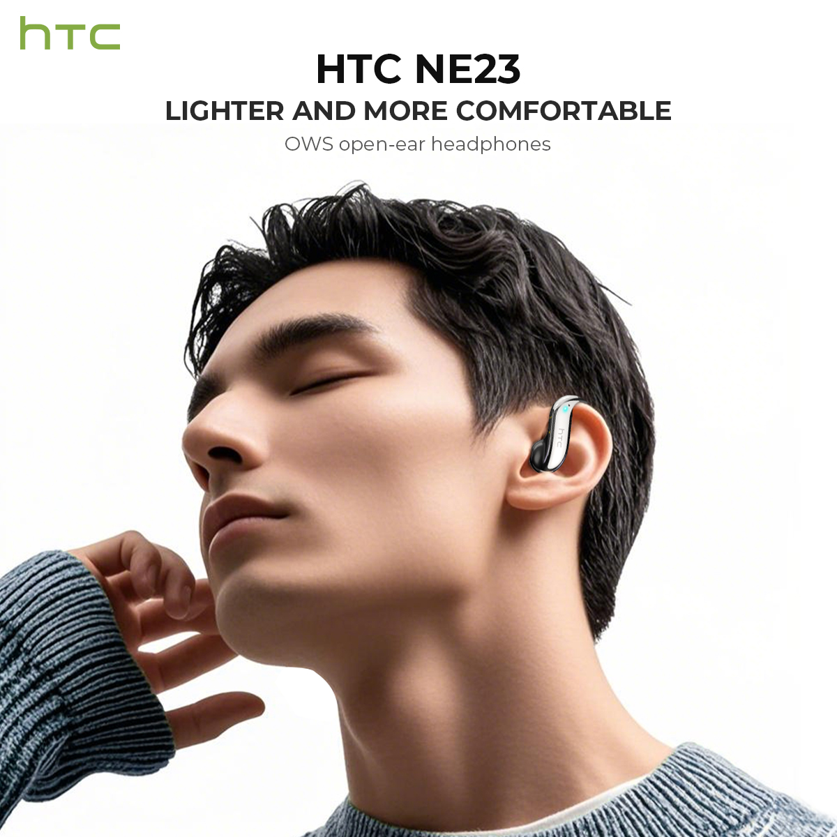 Headphone Bluetooth Open-ear H - Audio Music Free ulasan dan harga
